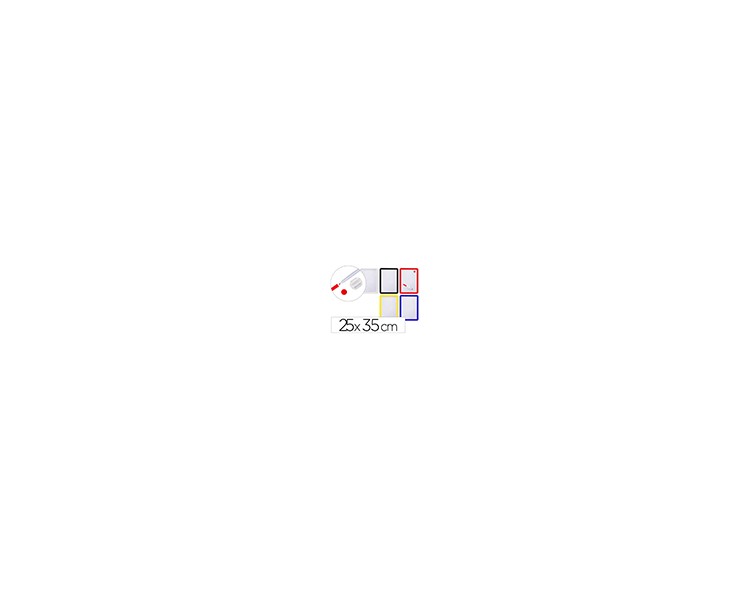 Pizarra blanca magnetica 25x35 cm con rotulador y borrador