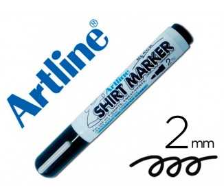 Rotulador artline ekt-2 negro punta redonda 2 mm para uso en camiseta