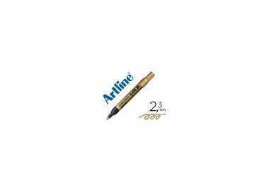 Rotulador artline marcador permanente tinta metalica ek-900 oro punta redonda 2.3 mm