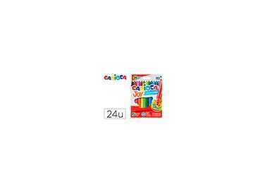 Rotulador carioca joy caja de 24 colores surtidos
