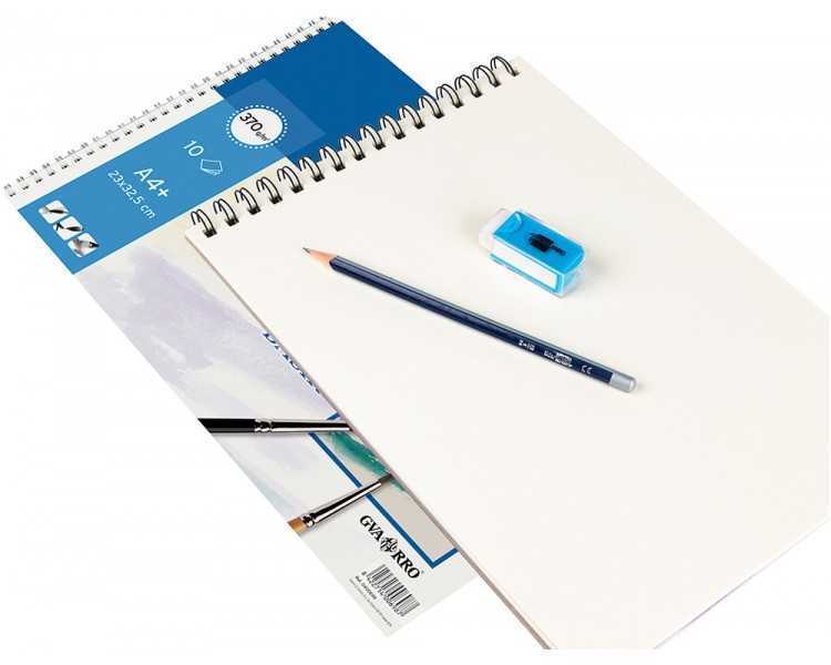 Bloc dibujo acuarela din a4 espiral 23x32.5 cm 10 hojas de 370 gr/m2
