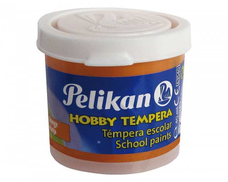 Tempera hobby 40 cc naranja -n.59b