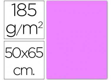 Cartulina guarro lila 50x65 cm 185 gr
