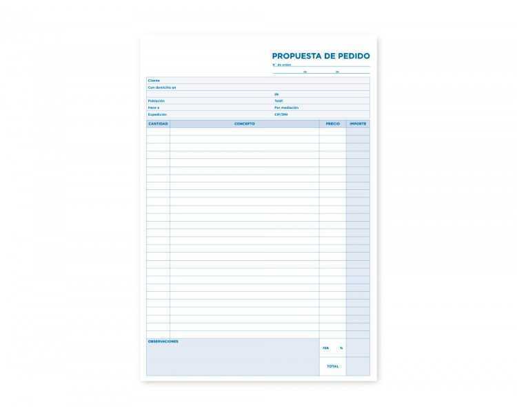 Talonario liderpapel pedidos folio original y 2 copias t325