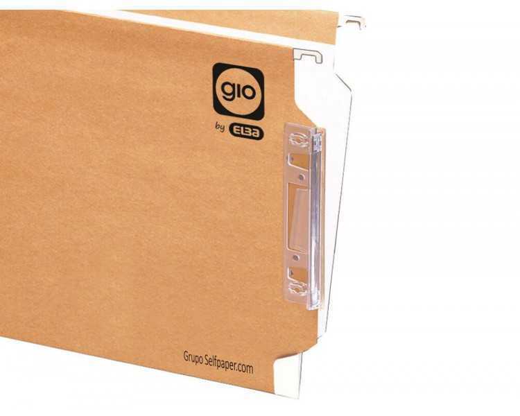 Carpeta colgante gio din a4 visor lateral tamaño 330x275x345 mm