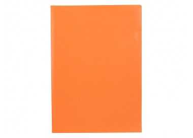 Carpeta liderpapel dossier uñero polipropileno din a4 naranja fluor opaco 20 hojas