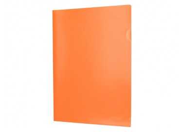 Carpeta liderpapel dossier uñero polipropileno din a4 naranja fluor opaco 20 hojas