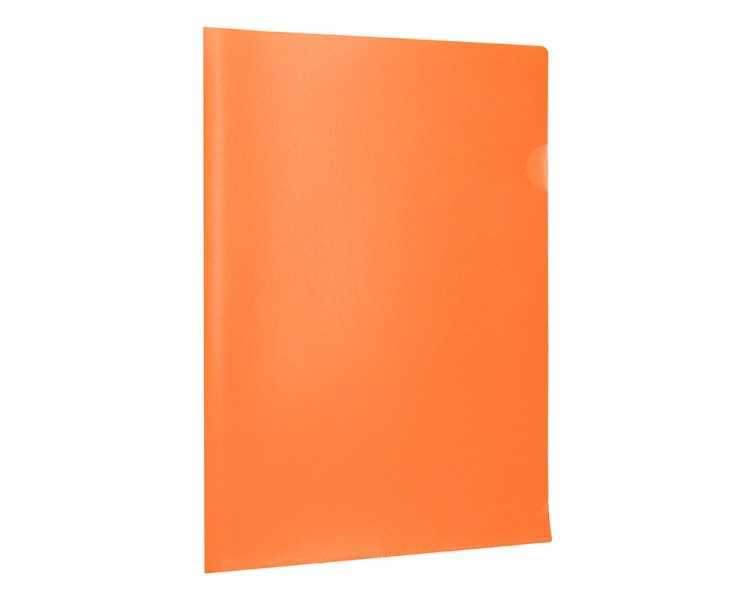 Carpeta liderpapel dossier uñero polipropileno din a4 naranja fluor opaco 20 hojas