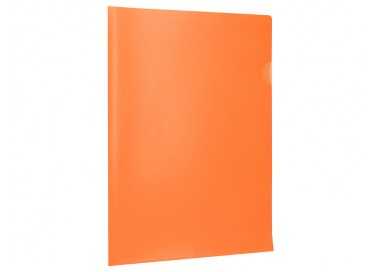 Carpeta liderpapel dossier uñero polipropileno din a4 naranja fluor opaco 20 hojas