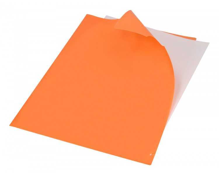 Carpeta liderpapel dossier uñero polipropileno din a4 naranja fluor opaco 20 hojas
