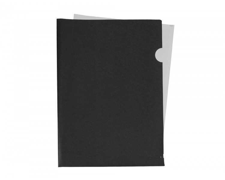 Carpeta liderpapel dossier uñero polipropileno din a4 negro opaco 20 hojas