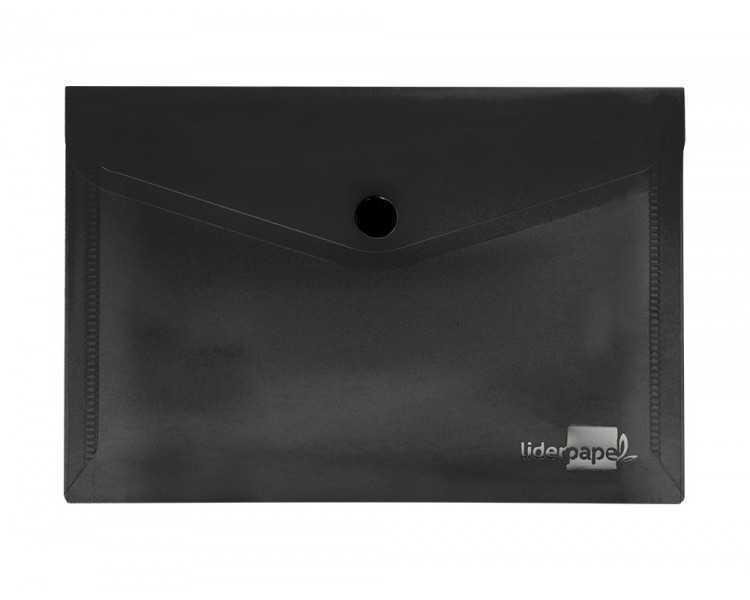 Carpeta liderpapel dossier broche polipropileno din a7 negro opaco