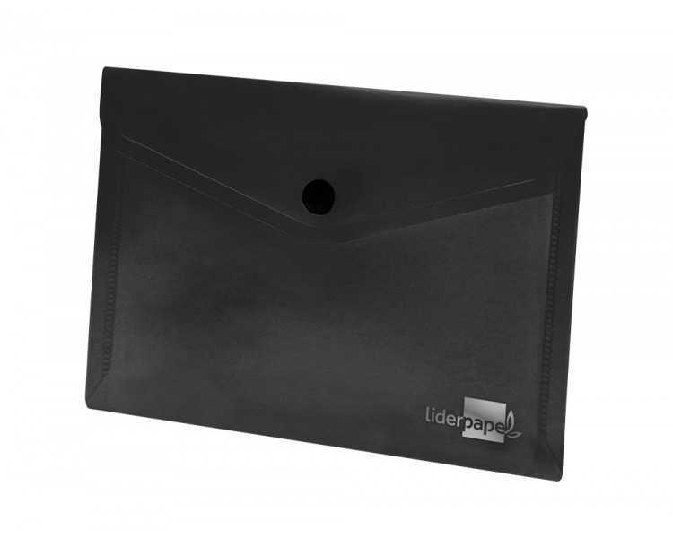 Carpeta liderpapel dossier broche polipropileno din a7 negro opaco