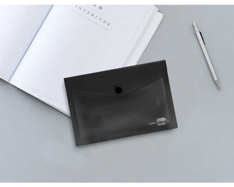 Carpeta liderpapel dossier broche polipropileno din a7 negro opaco