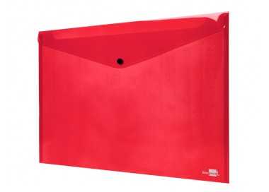 Carpeta liderpapel dossier broche 44243 polipropileno din a3 rojo translucido
