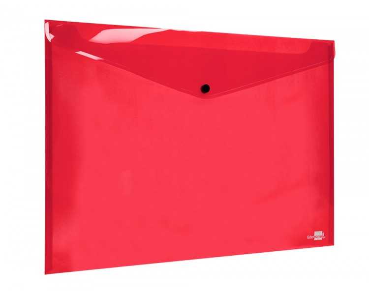 Carpeta liderpapel dossier broche 44243 polipropileno din a3 rojo translucido