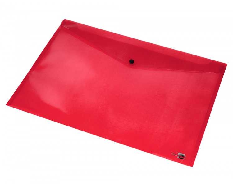 Carpeta liderpapel dossier broche 44243 polipropileno din a3 rojo translucido