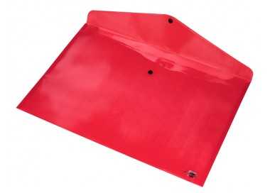 Carpeta liderpapel dossier broche 44243 polipropileno din a3 rojo translucido