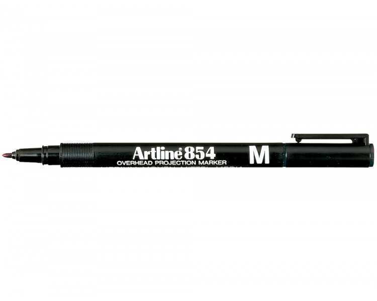 Rotulador artline retroproyeccion punta fibra permanente ek-854 rojo -punta redonda 1 mm