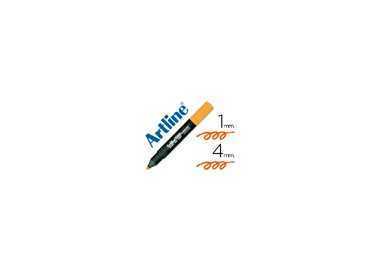 Rotulador artline fluorescente ek-660 naranja punta biselada