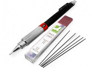 Minas q-connect grafito 0,5 mm hb estuche de 12 minas
