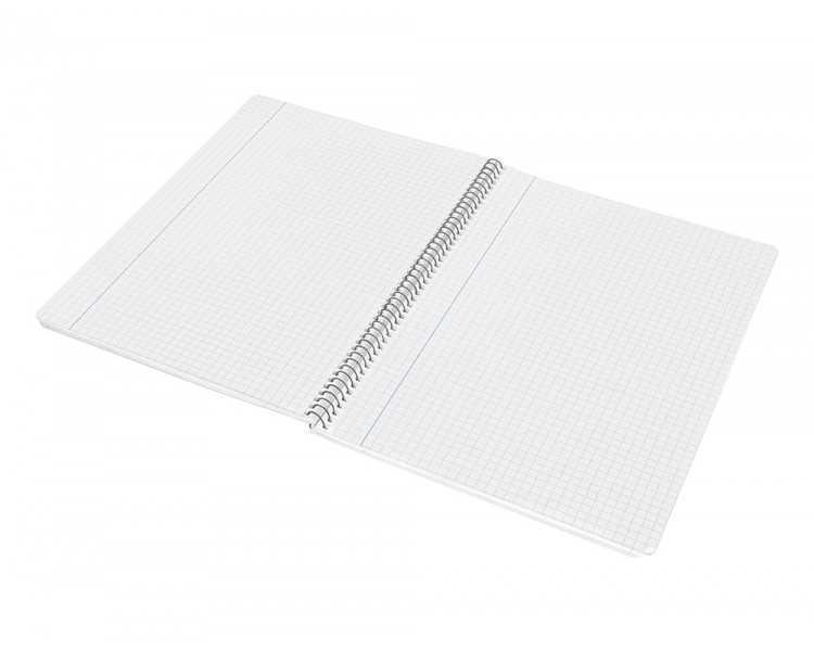 Cuaderno espiral liderpapel folio witty tapa dura 80h 75gr cuadro 4mm con margen color violeta
