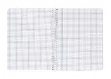 Cuaderno espiral liderpapel cuarto witty tapa dura 80h 75gr cuadro 4mm con margen color celeste