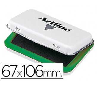 Tampon artline nº1 verde 67x106 mm