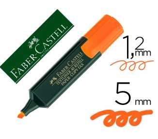Rotulador faber fluorescente 48-15 naranja
