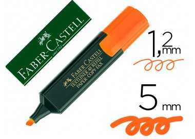 Rotulador faber fluorescente 48-15 naranja