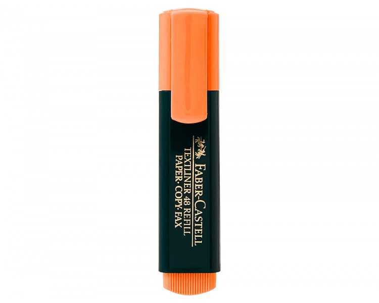 Rotulador faber fluorescente 48-15 naranja