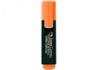 Rotulador faber fluorescente 48-15 naranja