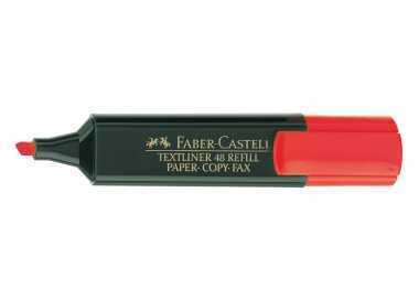 Rotulador faber fluorescente 48-21 rojo Rotulador faber fluorescente 48-21 rojo