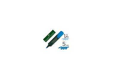 Rotulador faber fluorescente 48-51 azul
