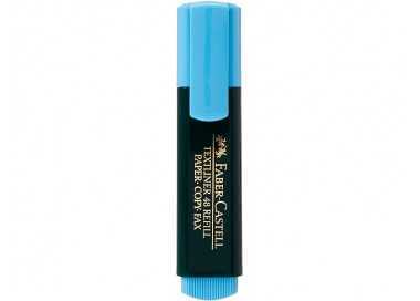 Rotulador faber fluorescente 48-51 azul