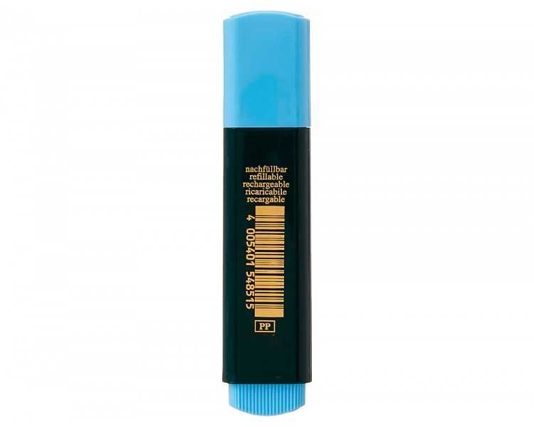 Rotulador faber fluorescente 48-51 azul