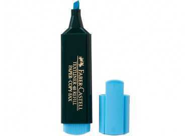 Rotulador faber fluorescente 48-51 azul