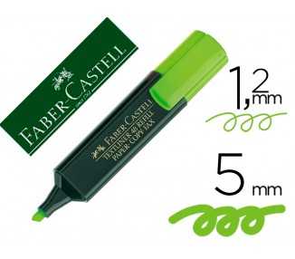 Rotulador faber fluorescente 48-63 verde