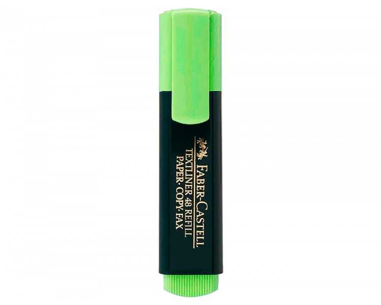 Rotulador faber fluorescente 48-63 verde