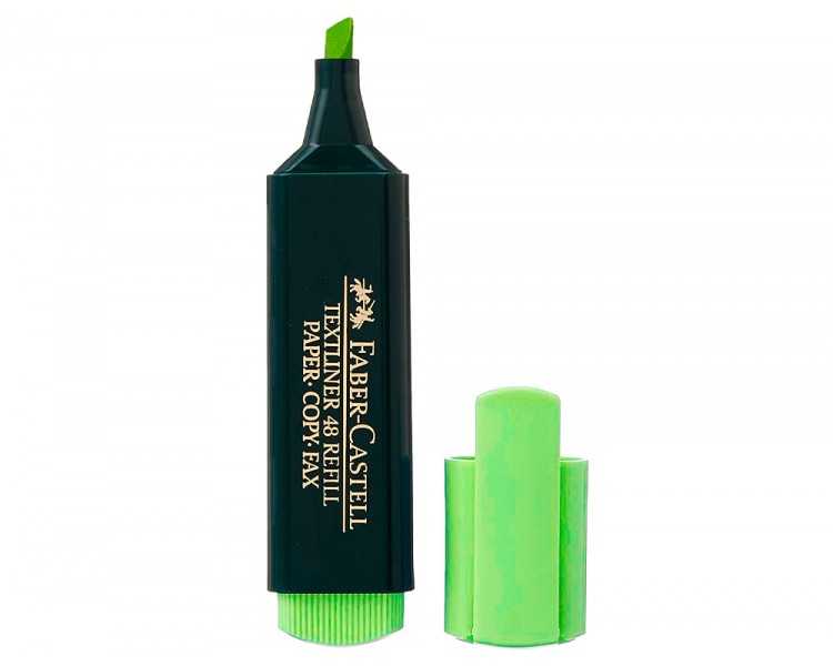 Rotulador faber fluorescente 48-63 verde