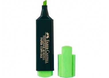 Rotulador faber fluorescente 48-63 verde Rotulador faber fluorescente 48-63 verde