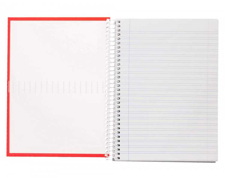 Cuaderno espiral liderpapel a5 crafty tapa forrada 80h 90 gr pauta estrecha 2,5mm con margen colores surtidos