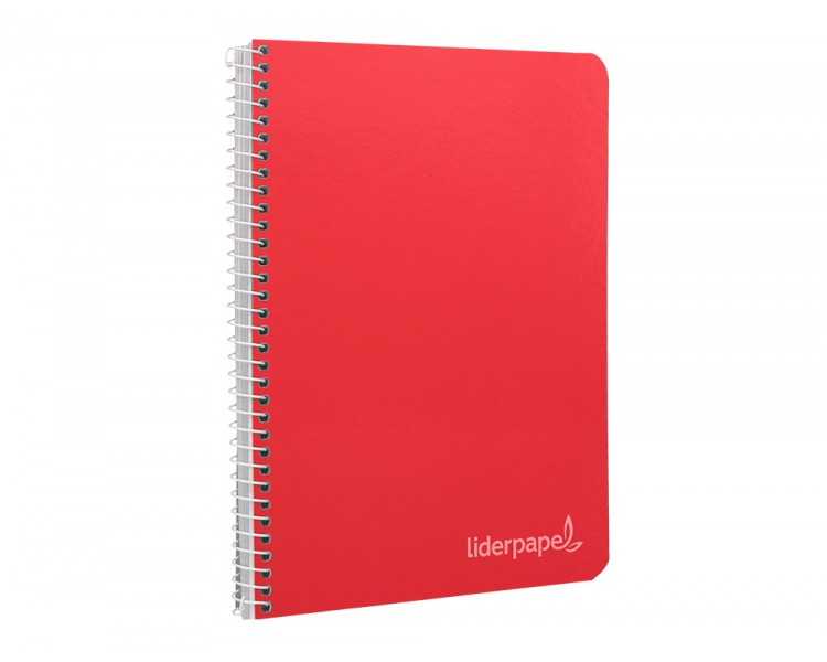 Cuaderno espiral liderpapel cuarto witty tapa dura 80h 75gr rayado montessori 5 mm colores surtidos