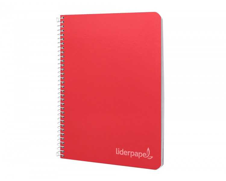 Cuaderno espiral liderpapel cuarto witty tapa dura 80h 75gr rayado montessori 5 mm colores surtidos