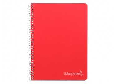 Cuaderno espiral liderpapel cuarto witty tapa dura 80h 75gr rayado montessori 3,5 mm colores surtidos