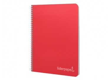 Cuaderno espiral liderpapel cuarto witty tapa dura 80h 75gr rayado montessori 3,5 mm colores surtidos