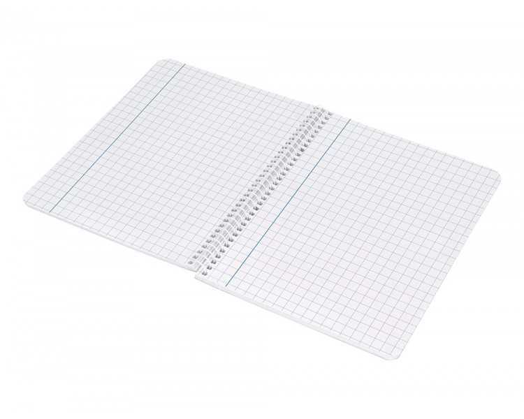 Cuaderno espiral liderpapel cuarto smart tapa blanda 80h 60gr cuadro 8mm con margen colores surtidos