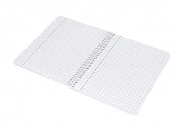 Cuaderno espiral liderpapel cuarto smart tapa blanda 80h 60gr cuadro 8mm con margen colores surtidos
