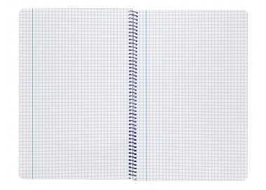 Cuaderno espiral liderpapel folio smart tapa blanda 80h 60gr cuadro 4mm con margen color verde