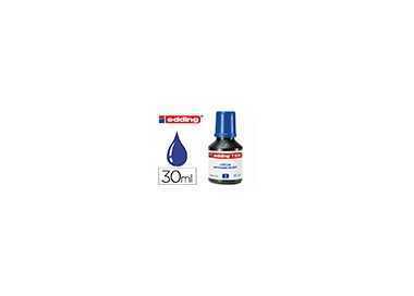 Tinta rotulador edding t-25 azul bote 30 ml